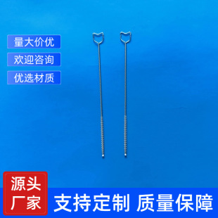 不銹鋼貓頭清潔毛刷 小熊頭兒童水杯奶瓶吸管清洗刷