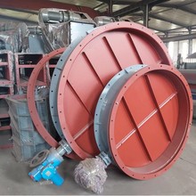 電動蝶閥 管道閘閥 煙道啟閉閥 泊頭友誠圓口DN600通風蝶閥