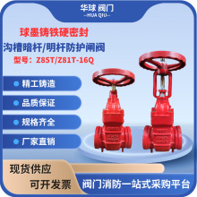 溝槽暗桿/明桿防護閘閥 卡箍銅硬密封閘閥Z85T/Z81T華達人防閥門