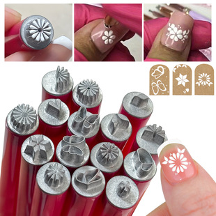 羳6 Pieces Nail Art Stamp Pen Set 6֧ ӡPӡ¹P