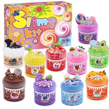 AMZ史萊姆套裝slime kit 棉花泥 黃油泥不沉淀彩泥黏土玩具廠家