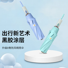 新品高顏值防風雨傘遮陽傘晴雨兩用全自動防曬防紫外線折疊太陽傘