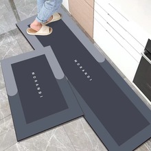 硅藻泥廚房地墊防滑防油吸水墊門口耐臟腳墊防水家用免洗可擦地毯