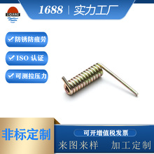 廈門彈簧工廠供應電鍍發夾扭簧鉚釘 批發鍍鋅日用夾子扭力彈簧