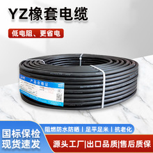 YZ橡套電纜2芯通用橡膠電纜線工業中低壓電纜多芯軟電纜線