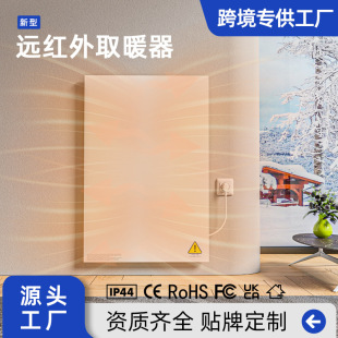 跨境石墨烯取暖器110V遠紅外電暖氣壁掛加熱器吊頂家用速熱暖氣片