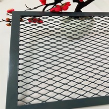 菱形網片小孔鋼板網工業風鐵藝屏風隔斷鐵網背景牆網格吊頂貨架網