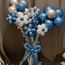 創意網紅批發5寸1g金屬氣球開業道具訂婚結婚派對裝飾布置