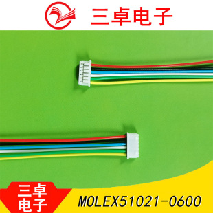 MOLEX51021-0600g1.25mmӾ10064 28AWGFy