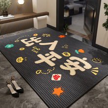 入戶門地墊感進門墊家用耐臟防滑墊玄關換鞋區水晶絨地墊代發