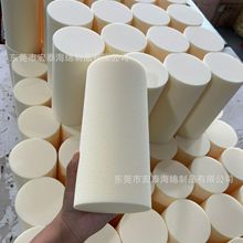 可定制過濾高密度子彈海綿圓柱管道清潔海綿回填包裝聚氨酯海綿
