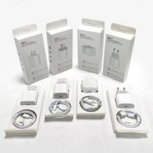 跨境適用於蘋果充電器pd20w快充頭歐規美規英規充電頭數據線套裝