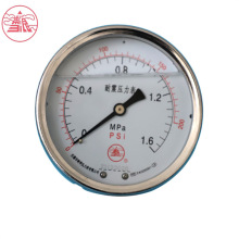 定位壓力表Y-150D無錫特種壓力表雪浪儀器儀表耐震記憶表