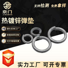 熱鍍鋅彈墊 光伏螺栓配套彈簧墊圈光伏配件達克羅熱浸鋅開口墊片