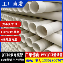 pvc電力管擴口管子穿線管管道通信管穿線管電纜pvc管電纜管白色米