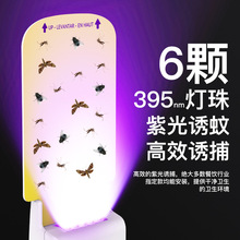 跨境新款飛蟲誘捕器粘捕式蒼蠅蚊蟲滅蚊器UV紫光燈粘蚊器