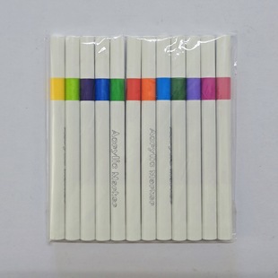 丙稀馬克筆學生美術專用防水手繪diy無毒水洗丙稀筆