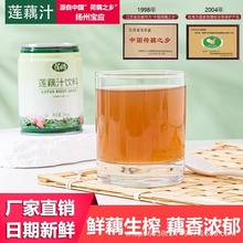 揚州寶應蓮藕汁特產生榨蓮藕汁夏季清涼解渴罐裝飲料整箱聚餐必備
