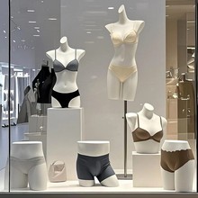 內衣模特展示架男女半身聚攏文胸內褲模特架假人體模型道具胸模