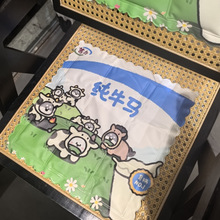 牛馬必備夏季可愛冰墊坐墊辦公室清涼神器椅墊冰涼教室學生降溫