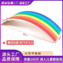 平衡板木制玩具兒童益智聰明板木質寶寶感統訓練室內瑜伽蹺蹺板女