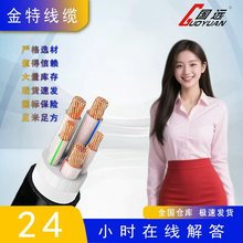 yjv電纜線工程低壓銅芯電力電纜YJV224*240+1*120電線銅芯電纜