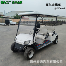 電動高爾夫球車4座6座旅游景區接待巡邏車園區觀光擺渡高爾夫球車