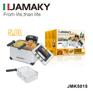 JAMAKY 油炸鍋家用多功能油炸機薯條炸鍋2200w大功率高效油炸