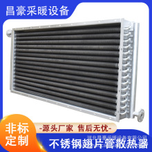 烘干機304不銹鋼空氣散熱器鋁翅片管換熱蒸汽烘烤房散熱片加熱器