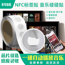 透明濕標nfc芯片貼紙電子標簽 ntag213芯片riid感應音樂標簽貼紙