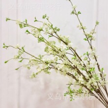 仿真花雪柳飄雪迎春花桃花田園家居花藝園林干花假花花束擺件婚慶