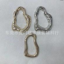 廠家直銷歐美泳衣裝飾扣異形不規則合金配件服裝飾品