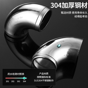 精品304不銹鋼內絲彎頭90度直角變徑彎4分6分1寸螺紋水管接頭配件