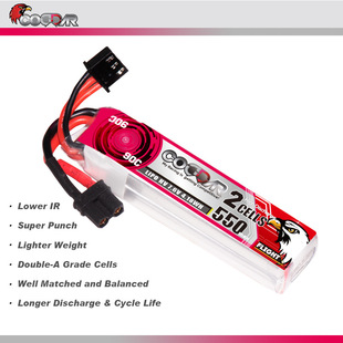 CODDAR 550MAH 2S 7.6V 90C HV߱ʺģC늳LIPO