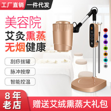 艾灸家用儀器宮寒理療熏蒸儀盒隨身灸養生美容院專用艾炙燈加艾絨