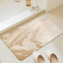 簡約浴室地墊簡約廁所吸水速干腳墊子衛生間門口硅藻泥地墊防滑墊