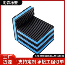 跨境橡膠復合EVA減震緩沖墊 重型機械設備降噪海綿墊 橡膠防震墊