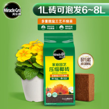 美樂棵壓縮椰磚椰殼椰糠磚營養土脫鹽花土園藝土種菜種花通用批發