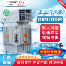 合能大型移動工業冷風機商用制冷風扇軸流風機水冷空調扇車間養殖