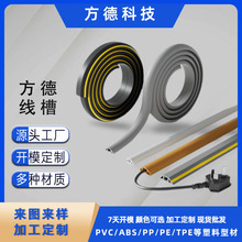 PVC線槽地面明裝防踩神器隱形軟理線槽遮貼地裝飾明線電線走線槽