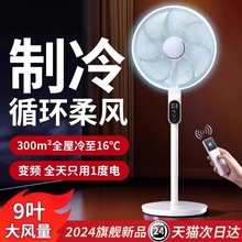 電風扇落地扇家用超靜音新款大風力立式卧室小型一級能效電扇