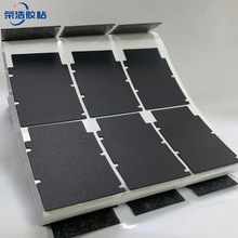 廠家直供 防火阻燃耐高溫導電背膠黑色PC/PET/PVC絕緣墊片麥拉片