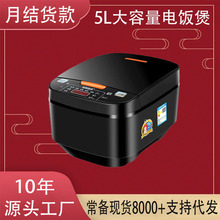 新款5升大容量智能電飯鍋2到3人 家用多功能定時不粘鍋電飯煲