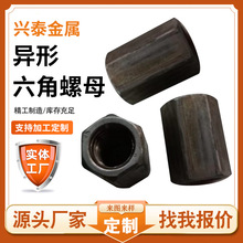 異形件各種規格冷墩現貨六角加厚螺母六角加長螺母外六角螺母