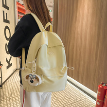 日系ins休閑校園小書包女 高中大學生初中女生雙肩包輕便旅游背包