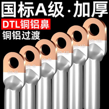 國標DTL銅鋁鼻接線端子過渡線耳堵油電纜接頭16/35/70/95/120/185
