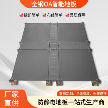 oa智能網絡地板批發500辦公室架空地板辦公樓線槽走線地板