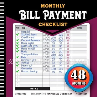 RdTT¿Bill Tracker Notebook~ιPӛʡXӛ䛱