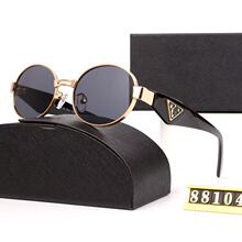 新歐美時尚穿搭太陽鏡女防紫外線ins橢圓眼鏡sunglasses跨境批發