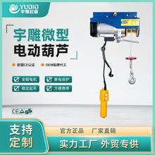 宇雕微型電動葫蘆小吊運機220V家用吊裝修上料小型提升機電動葫蘆